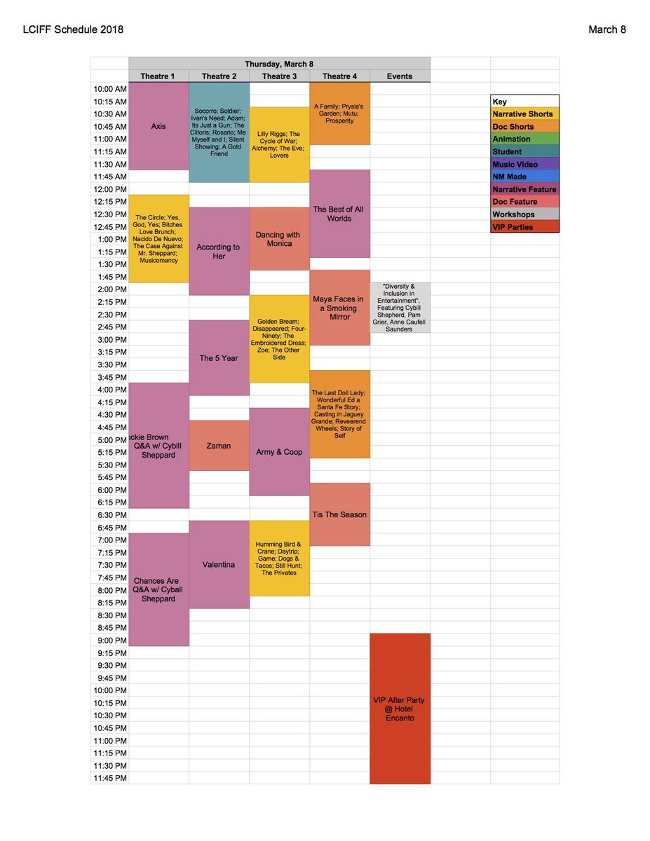 LCIFFest's tweet photo. Just in case you're having trouble finding a schedule on our website 😉#lciff https://t.co/XP7RRpdzYi