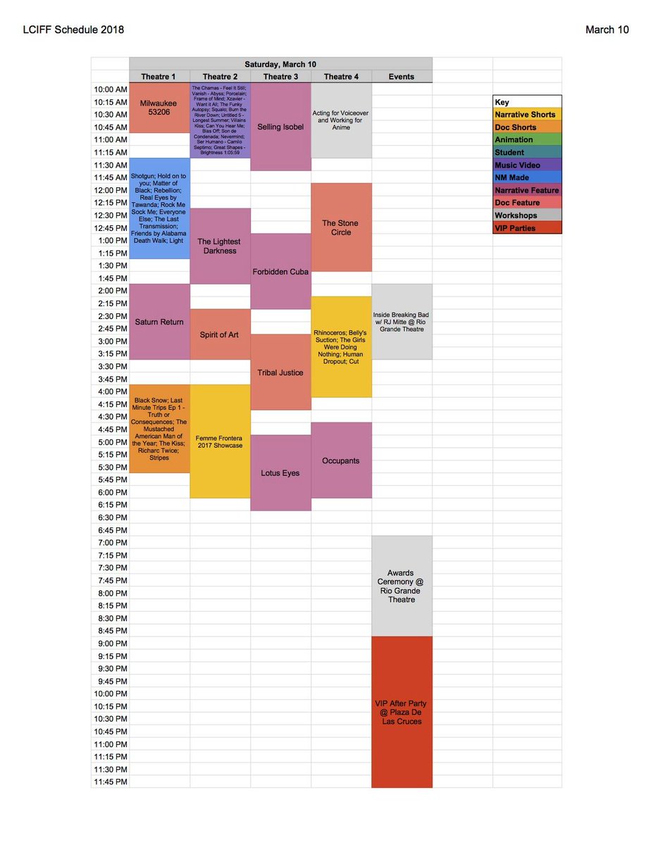 LCIFFest's tweet photo. Just in case you're having trouble finding a schedule on our website 😉#lciff https://t.co/XP7RRpdzYi
