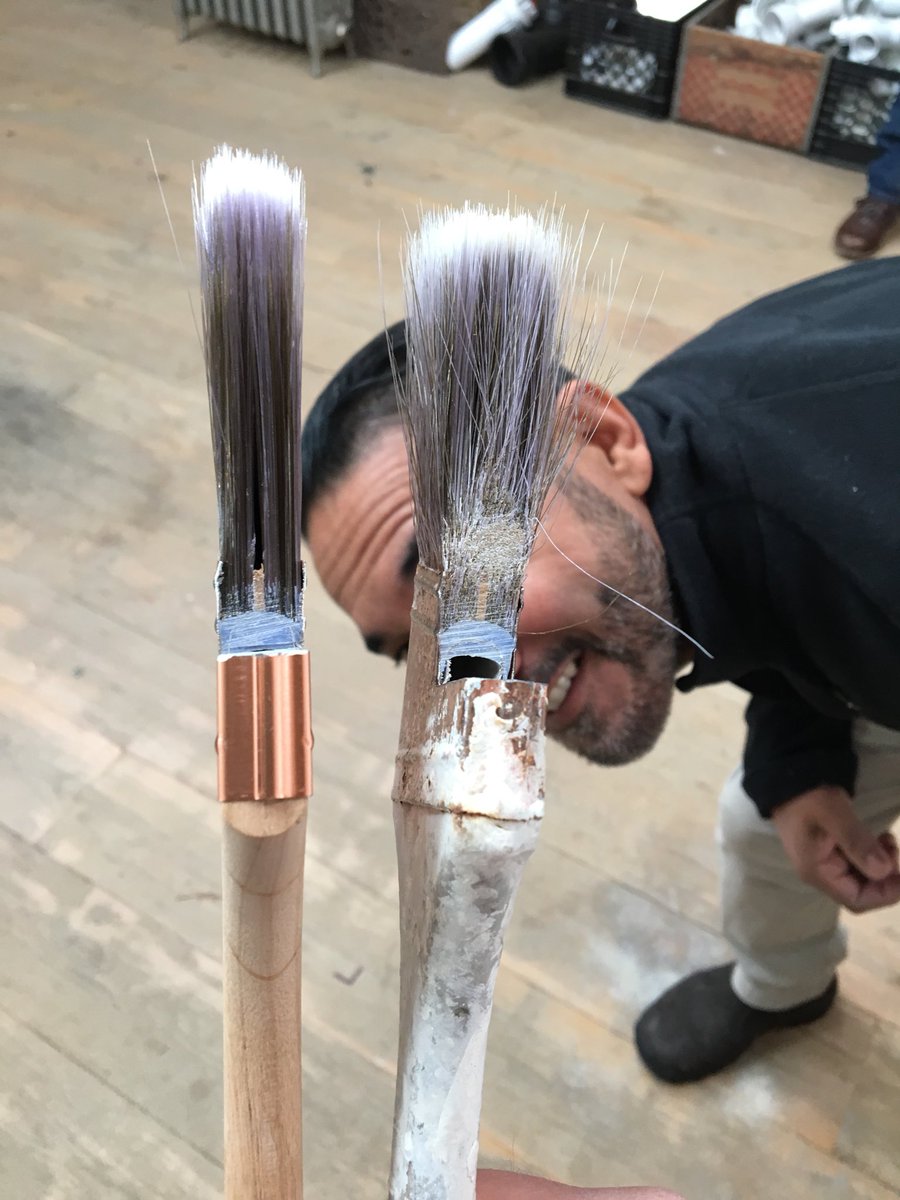 When you’re trying to take an artsy photo and <a href="/maurospainting/">Mauro’s Painting</a> photobombs you 😂😂😂

Also check out Mauro’s cutaways. Two paintbrushes - one clean one, and one clogged with paint. Nice work, Mauro! That segment will air later this year on <a href="/AskTOH/">Ask This Old House</a> so tune in!