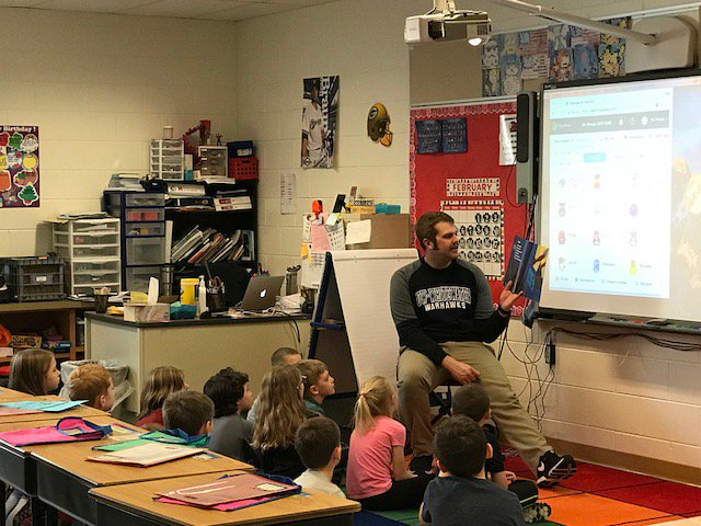 SchDistofMilton's tweet photo. @SDMHarmony students+staff are having all sorts of fun celebrating the great Dr. Seuss and Read Across America Week. Today was "Mustache Day" at their school, and students and staff got in on the fun!! #SDMReads #MiltonPride https://t.co/Gb0PrUpypX