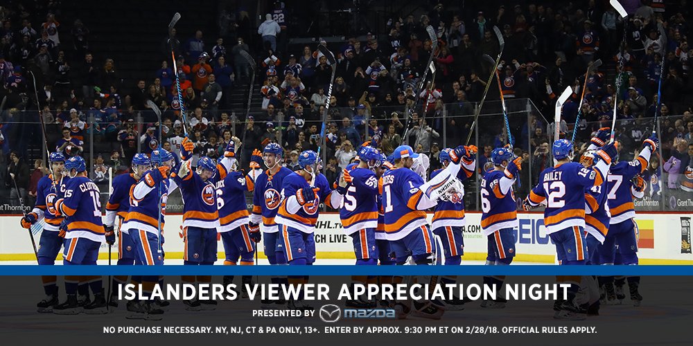 Want tix to see the #Isles take on the Capitals on 3/15? Say no more. RT for a chance to win!