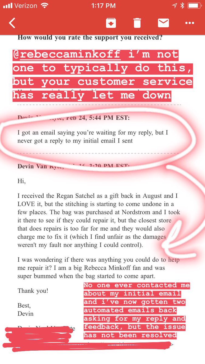 devnnoel's tweet photo. @RebeccaMinkoff ☹️ https://t.co/1p2sFdwr5M