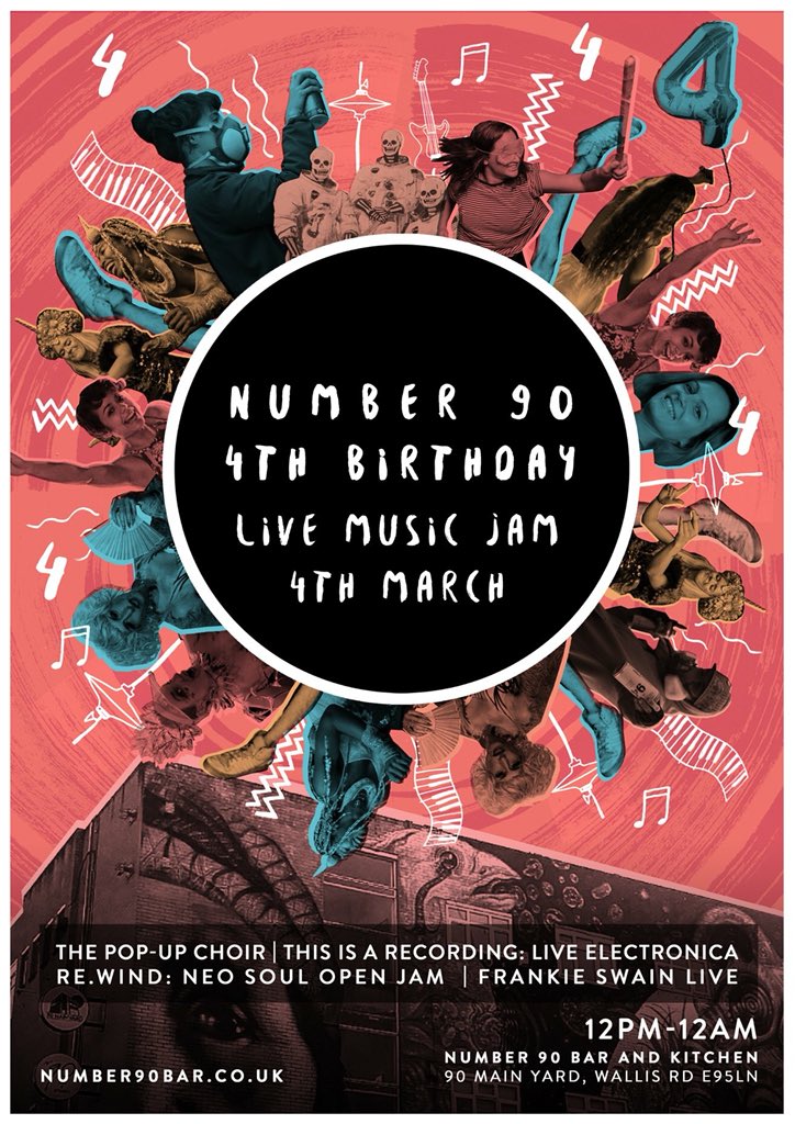 OCDRec's tweet photo. This Is A Recording (Live) @number90bar 4th Birthday bonanza this Sunday 4th March. Grab your free ticket here https://t.co/MN3ZuAUAmH @thisisarec #thisisarecording #number90bar https://t.co/8oKFlao5RD