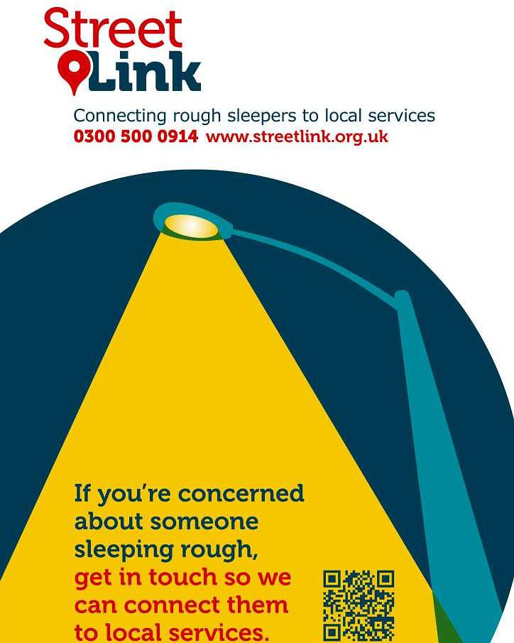 #coldweather alert:
The shelter for rough sleepers (SWEP) is open this week. All rough sleepers need to present to <a href="/FirstBaseBHT/">BHT First Base</a> at 8pm. 

If you are concerned about a rough sleeper, please use <a href="/Tell_StreetLink/">StreetLink</a> to get in touch with the local outreach team.