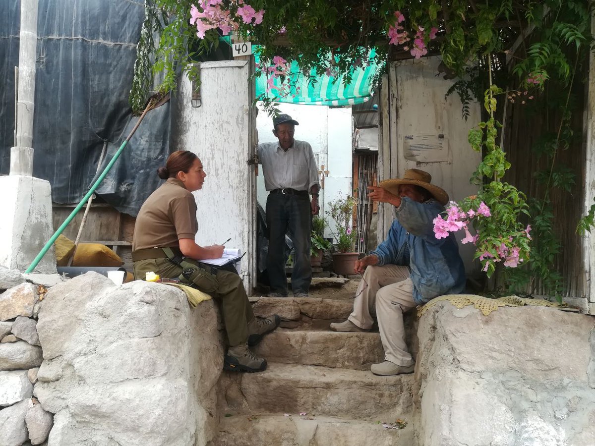 Carabdechile's tweet image. Patrulla PACI #AricaParinacota visita comunidad indígena del poblado de #Timar y entrega recomendaciones de autocuidado a los adultos mayores. #UnAmigoSiempre