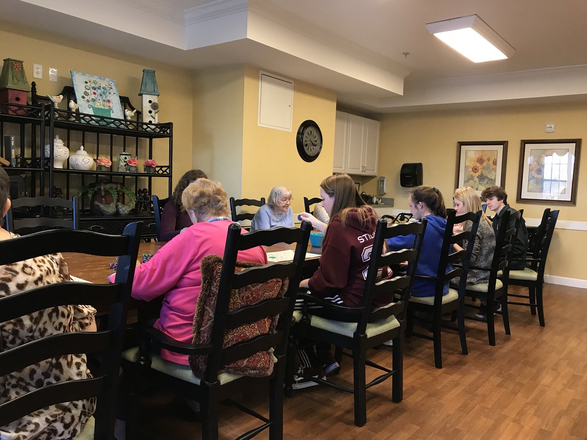 afhsinteract1's tweet photo. Boy did we have fun playing BINGO with the seniors! These ladies sure know how to play! #heartmade #somuchfun #interactrocks @InteractWorld2 https://t.co/owd0m3mPpo