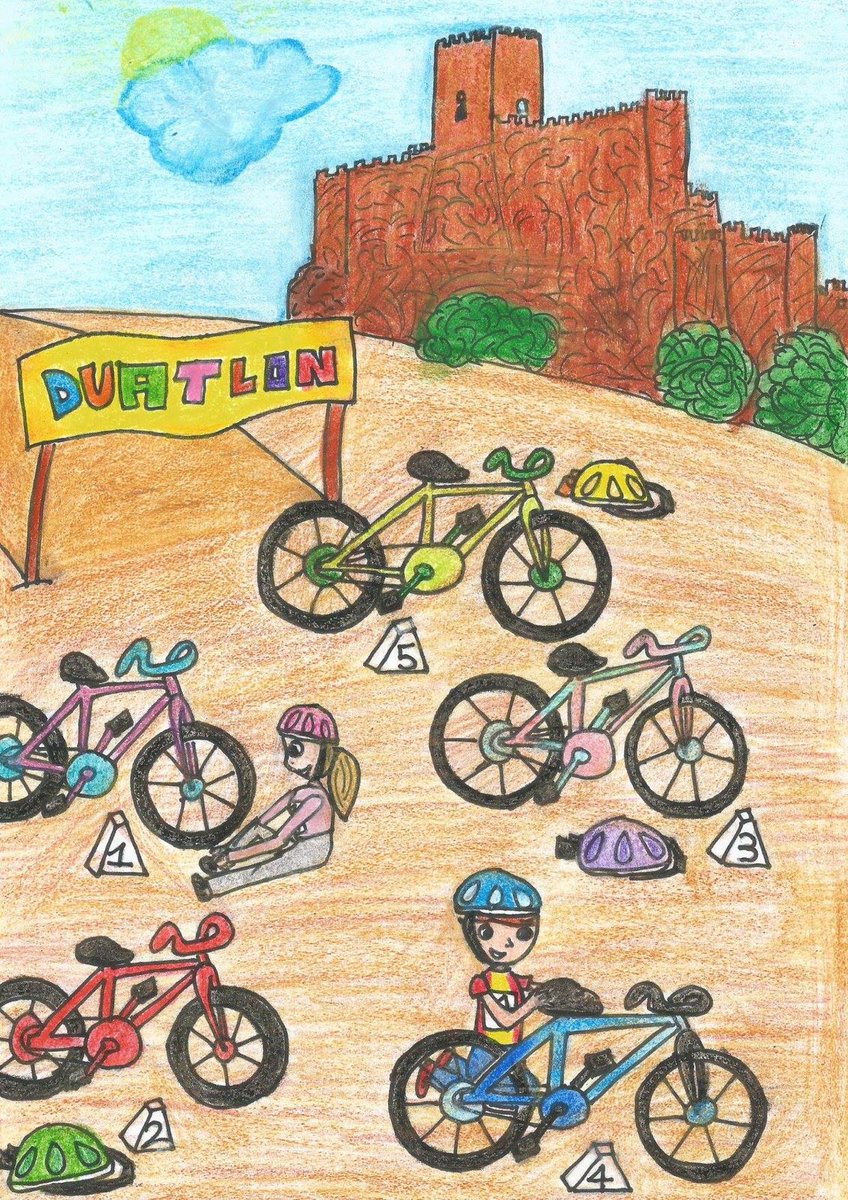 Ya tenemos ganadora del I Concurso de dibujo para el cartel informativo del V duatlon Ciudad de Almansa y II duatlon de menores de Almansa.
ANA BELÉN ZORNOZA, de sexto curso del CEIP Duque de Alba. ¡¡ENHORABUENA!!