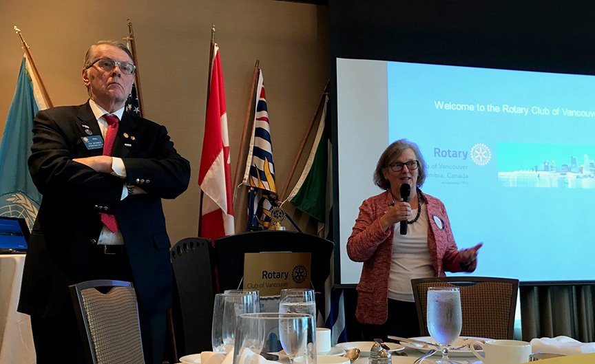 Thank you @RotaryClubYVR for the chance to talk about our shared commitment to volunteerism and the 2018 #YouthAmbassadors program with #FriendsPartnersAllies. Your good work inspires us all. – CG 🇺🇸🇨🇦