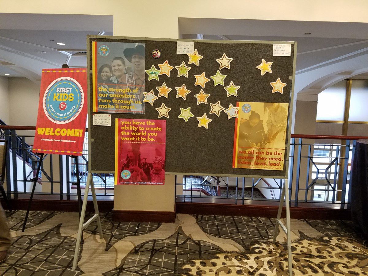 FirstKids1st's tweet photo. #FK1st had a fabulous February! Check out the #PuttingFK1st poster board activity during #ECWS2018. https://t.co/gcnpfkNgdb