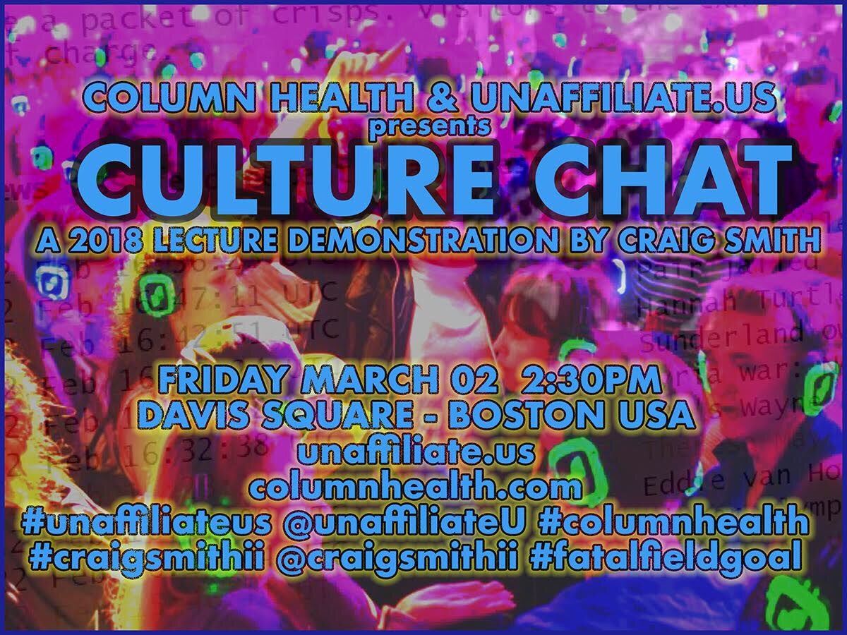 craigsmithii's tweet photo. #fatalfieldgoal #craftguild #columnculture #columnhealth #relationalartaguidedtour #ibtauris @ibtauris @LisaGoodrum #beingsocialinpractice https://t.co/mpeMk02w5F