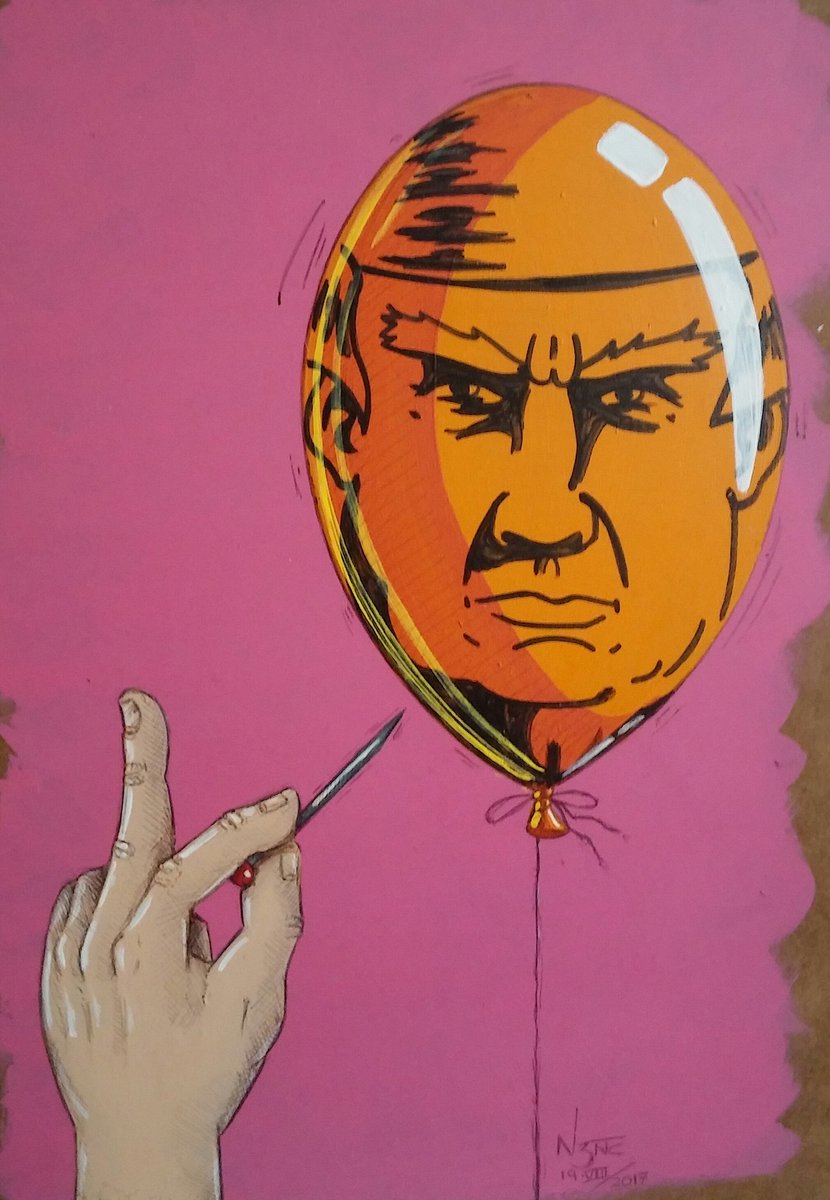 nenearte's tweet photo. 50 shapes of Trump: Chapter 13, Balloon Trump #n3ne #FreeMelania #trump #usa #cartoontrump #resist #DonaldTrump @nenearte https://t.co/SzZW8ffutF
