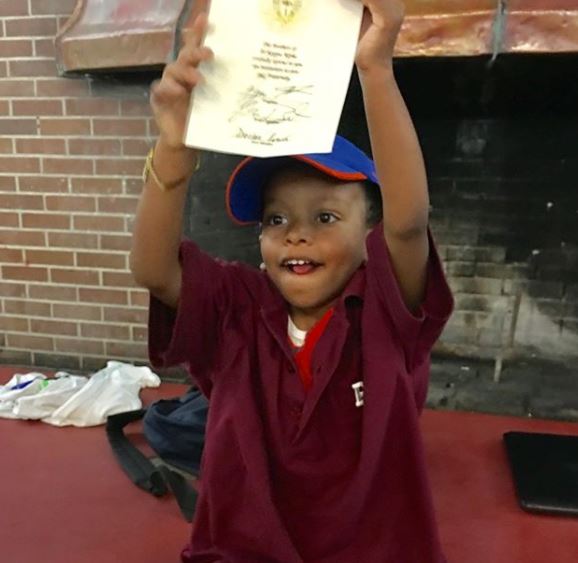 Two weeks ago, the men of Alpha Eta Chapter at the University of Florida extended a bid to three-year-old Declan, their Dance Marathon Miracle Kid. Declan was born with a rare form of Cerebral Palsy and visits Gainesville, Florida, three times a week for doctors appointments.