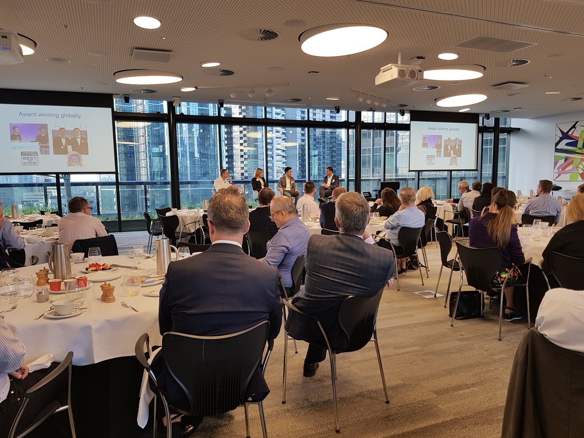 elenimerry's tweet photo. @pwc #makingtomorrowtoday listening to Asher Tan ceo of @GetCoinJar tell his story & taking his #Melbourne company global #PwC #businessbreakfast #DigitalEconomy
#leadership https://t.co/MvqhiJ2Wu8