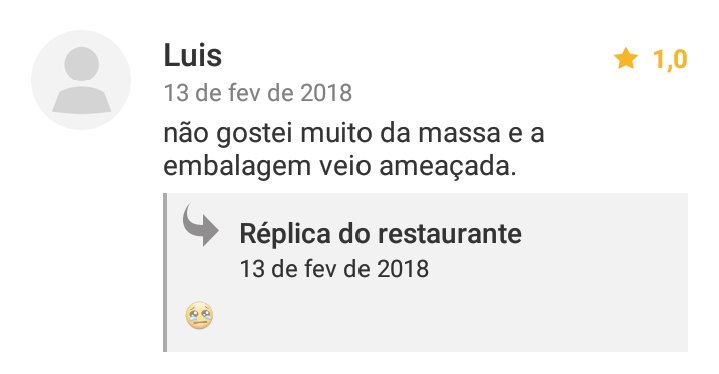 ifoodidos's tweet photo. DENÚNCIA: Tem restaurante fazendo AMEAÇAS por aí | dica da seguidora @_tayborges https://t.co/5CmCljSBsl