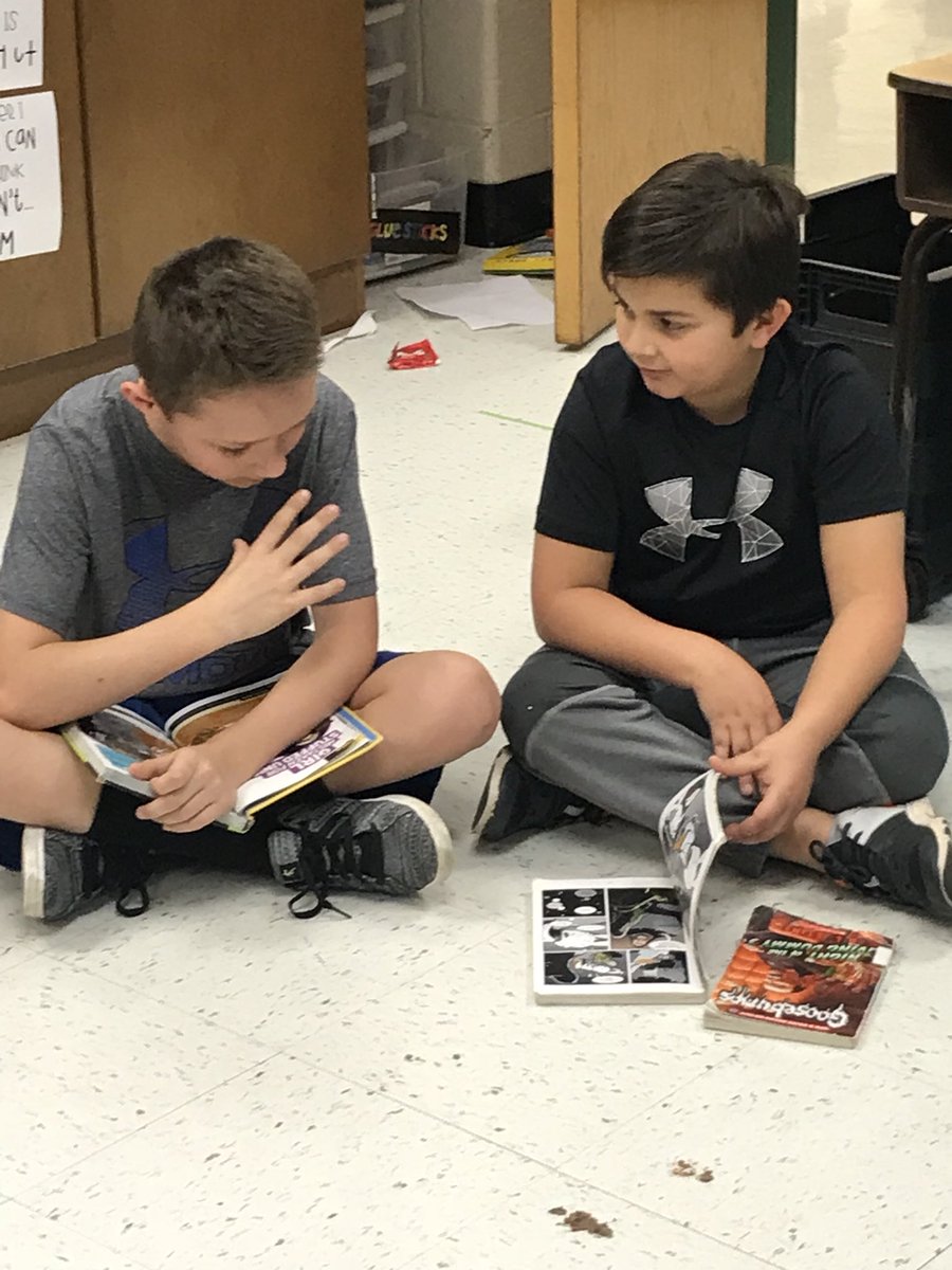 Ms_Dey2's tweet photo. We love buddy reading with our 4th grade buddies! #VRESREADS https://t.co/hFjTBENYMc