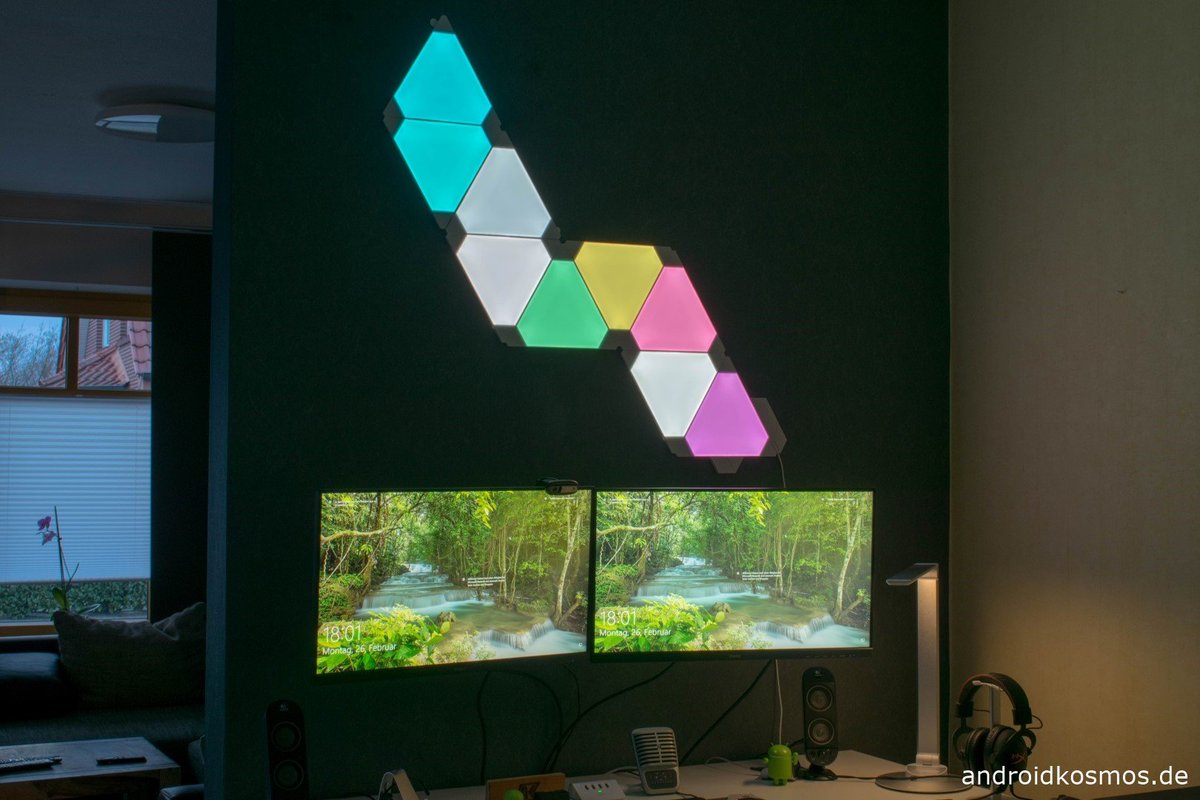 Aɴᴅʀᴏɪᴅkᴏꜱᴍᴏꜱ Nanoleaf Aurora Led Light Panels Mit Rhythm Modul Im Test T Co Lotqtircbt Nanoleaf Aurora Review Nanoleaf T Co Efgzgozfqw