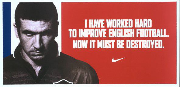 nike cantona advert