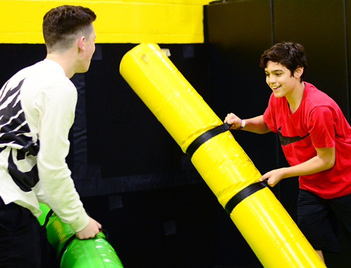 LaunchRI's tweet image. The Battle Beam is complete at Launch RI. When the park opens you will be able to challenge your friends and show off your battle beam skills! 💪