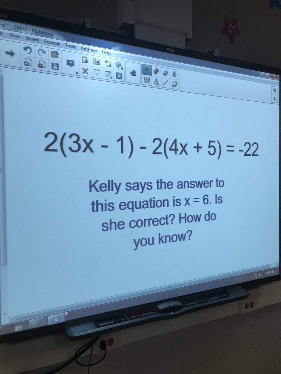 mrskatiegroat's tweet photo. #MYTHBUSTIN with my 8th graders! We timed how long it took us to answer the question, and realized that plugging the given answer to confirm or debunk was MUCH faster than trying to resolve the problem! @eastironms @AnsonEa23 @DiscoveryEd #SOSchallenge https://t.co/DDzDvODwPF