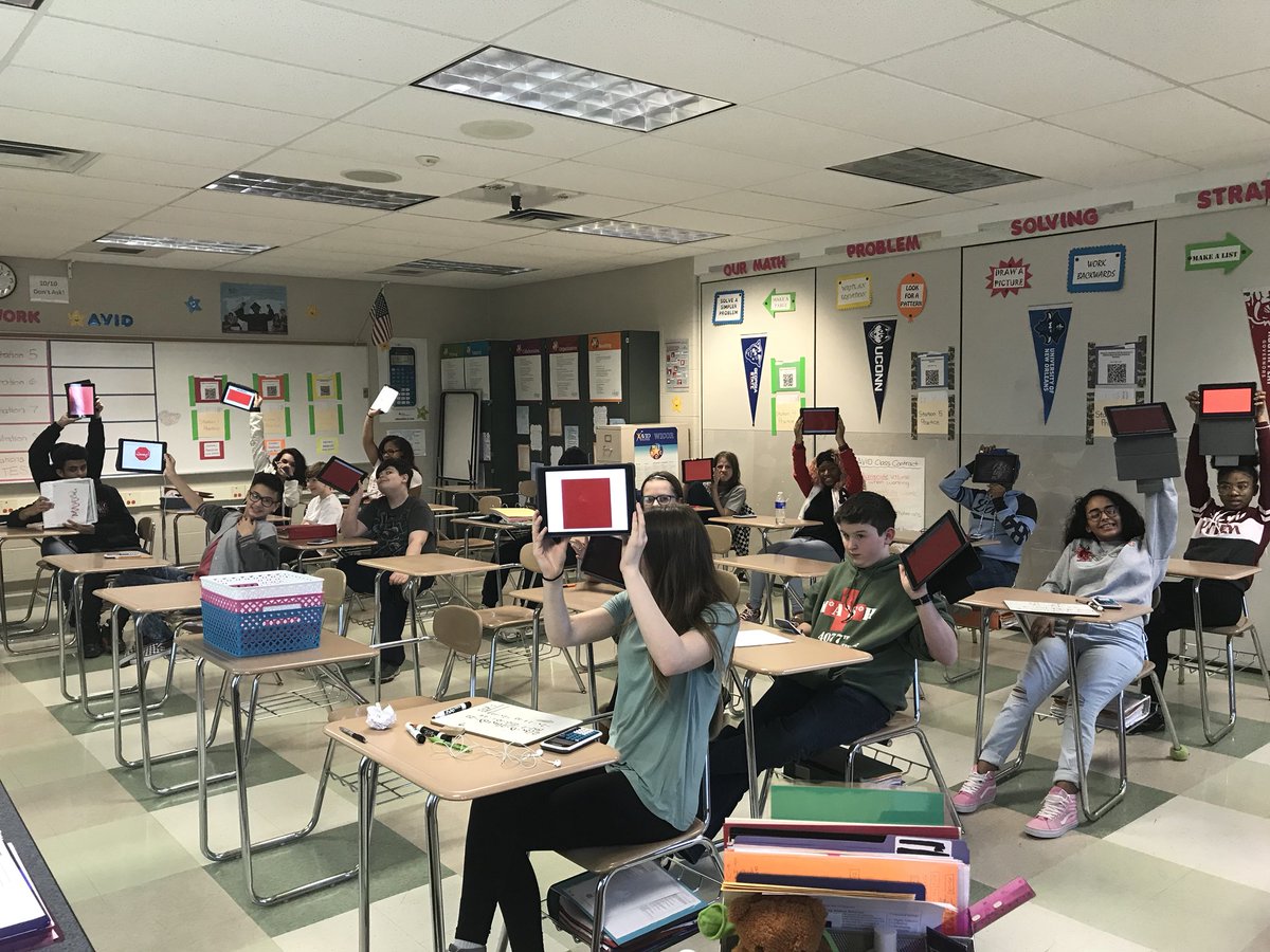 mrskatiegroat's tweet photo. #MYTHBUSTIN with my 8th graders! We timed how long it took us to answer the question, and realized that plugging the given answer to confirm or debunk was MUCH faster than trying to resolve the problem! @eastironms @AnsonEa23 @DiscoveryEd #SOSchallenge https://t.co/DDzDvODwPF