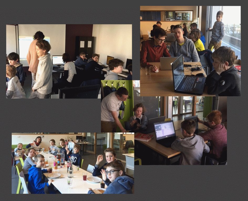 mvdestee's tweet photo. @CoderDojoBe :Hoe het er op het verjaardagsfeestje voor #CDB5 in #Eeklo aan toeging. Lekkere pannenkoeken!!! https://t.co/KEImpadjQA