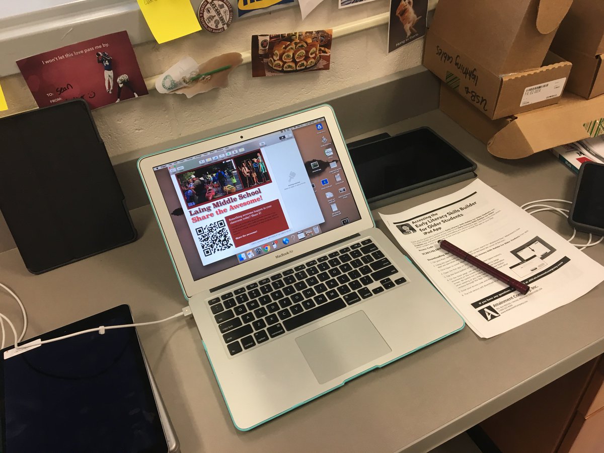 LaingMiddle's tweet photo. What am I doing? I'm just watching @teachify make the magic happen! Today we are celebrating some of the #amazing things the teachers @LaingMiddle do every day! https://t.co/74EcQwIC7D