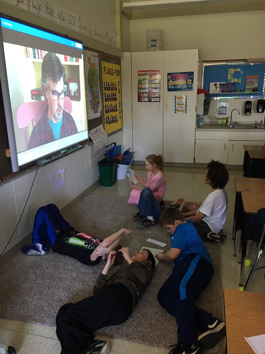 C17MrsEvans's tweet photo. Listening to the first chapter of The Case of the Butied Treasure read by James Preller in preparation for Right to Read Week in March! https://t.co/DgadbX7CXz