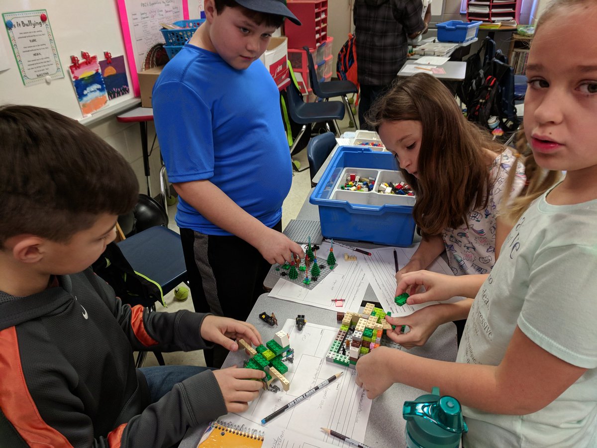 adcockhome's tweet image. @Poca_ES 4th grdrs planning and building stories with LEGOS. Can't wait to read the stories they write after they design and build them! #ExperienceFirstLeadstoGreatWriting #CollaborativeStories