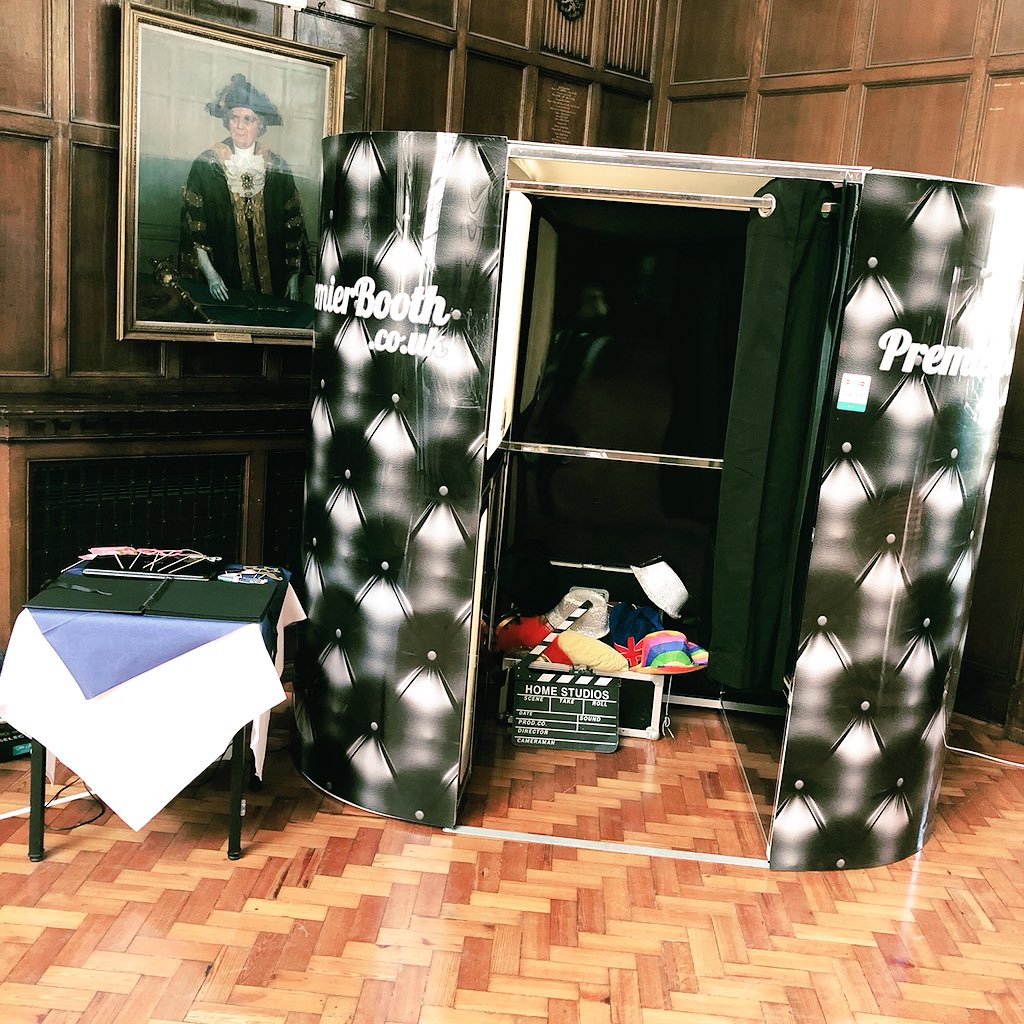 PremierBoothUK's tweet photo. We’re all set to go for a weekday wedding at the Guildhall! #photobooth #wedding #guildhall #hull https://t.co/KPZPk6P1IW