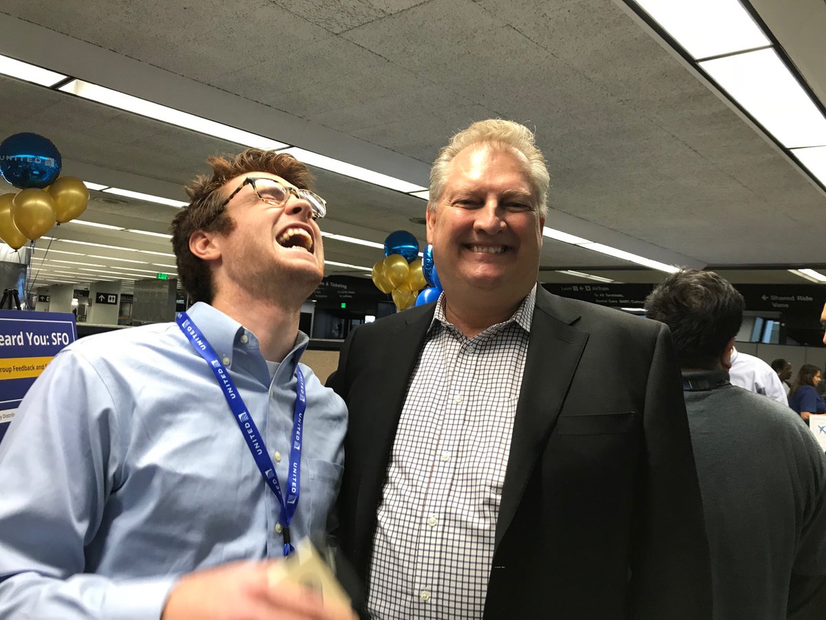 samris_united's tweet photo. The SFO #core Kickoff Event is rocking!! @weareunited @kategebo @GregHart_UAL https://t.co/hDXazdoWAk