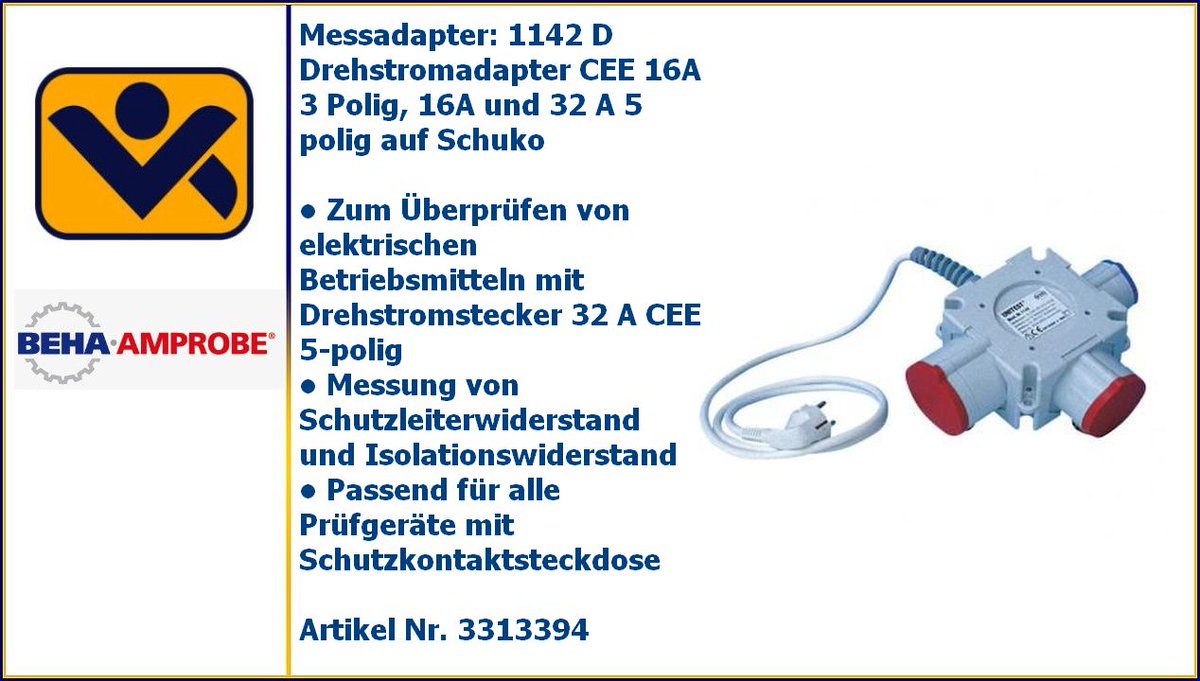 IVRKBerlinTwitt's tweet photo. Messadapter Prüfadapter für den Beha-Amprobe Gerätetester GT 900. Das Video:
https://t.co/hB7Xp3r5qs
#Messadapter
#Prüfadapter
#CEEAdapter
#VDE0701
#VDE0702
#Gerätetester
#elektrischeBetriebsmittel
#ortsveränderlicheGeräte
#Beha
#Amprobe
#IVKrause, #GT900
#Differenzstrom https://t.co/rURKFOCRyx