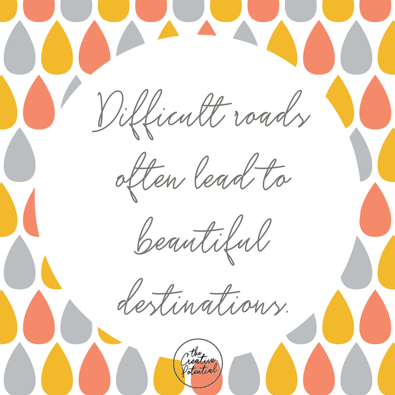 Creatvpotential's tweet photo. The road may be difficult, but enjoy the journey! https://t.co/s1Rj9Sa90o