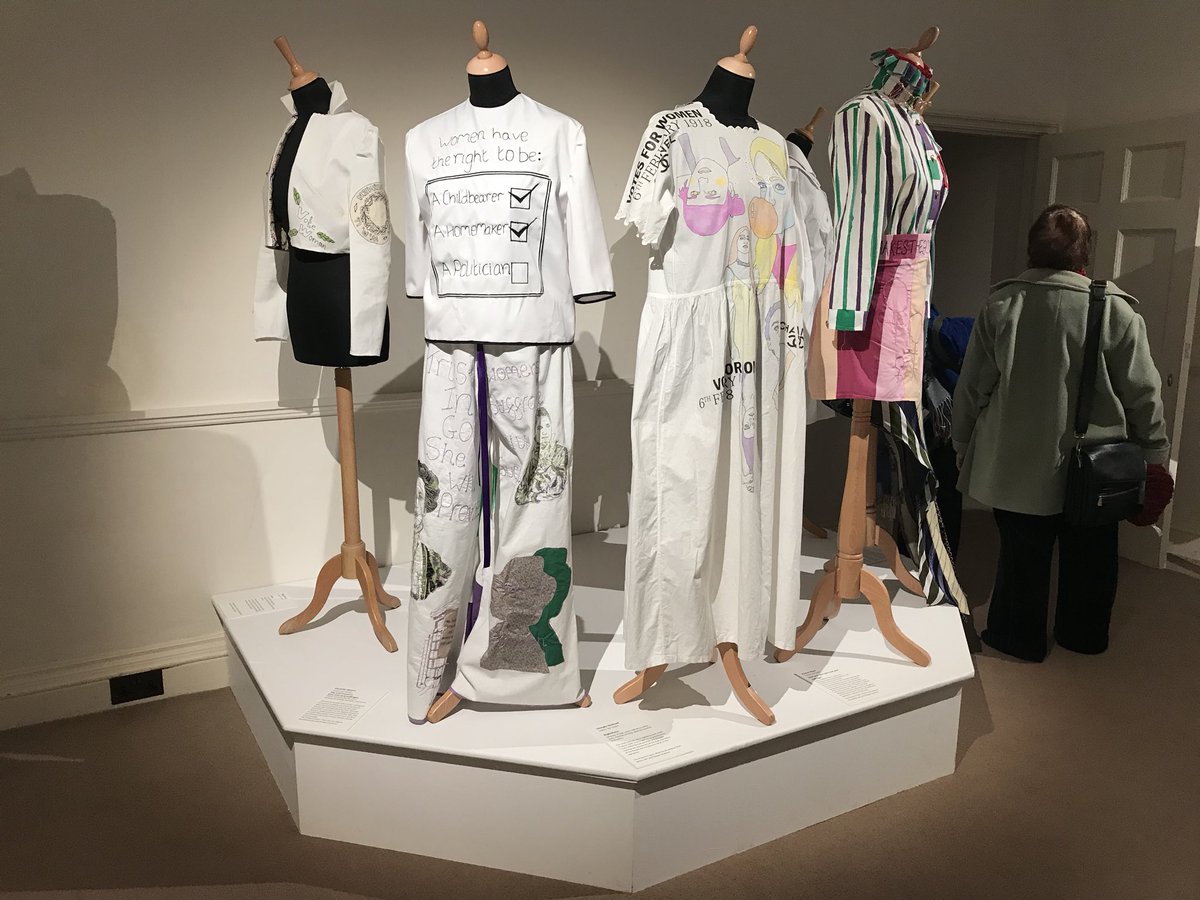 Women and Power opening tonight at Killerton House.  Strong Women and wonderful work from Foundation Students <a href="/ExeterCollege/">Exeter College</a> @NTKillerton @ExeSchoolofArt