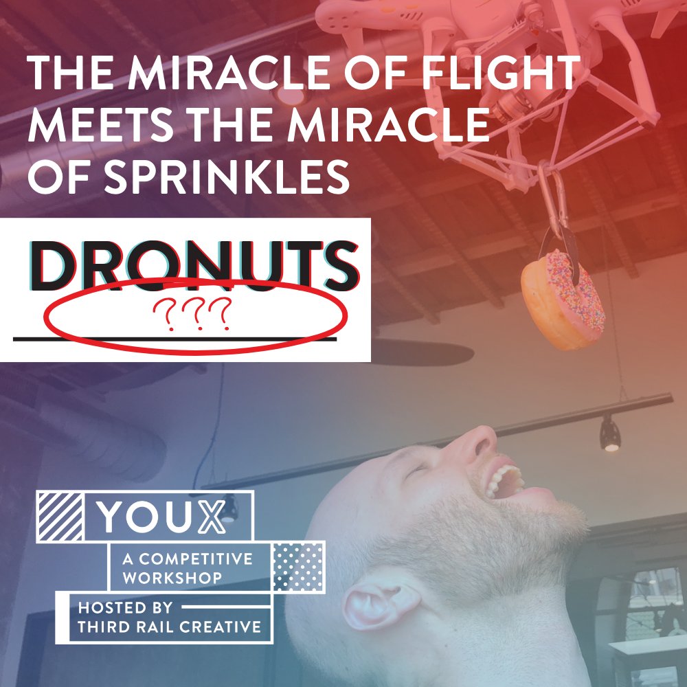 3RCTeam's tweet photo. We need help launching Dronuts! Submit a tagline for #Dronuts by March 9 and you could win a MacBook Pro! Get more info at https://t.co/AJhcZooRuz. https://t.co/X7NxMOATEw