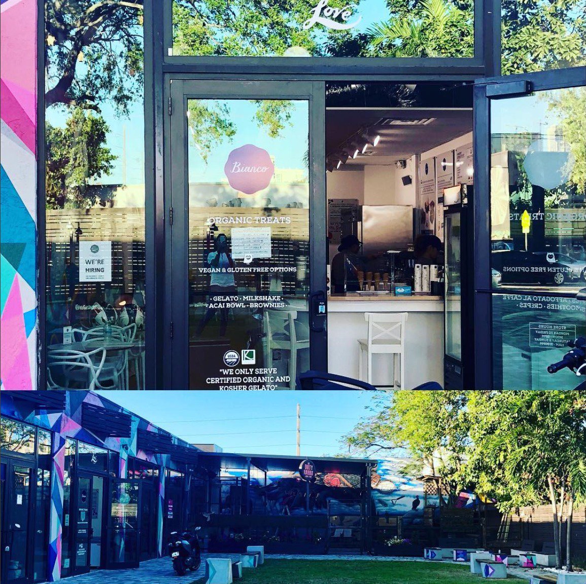 Bianco #Wynwood 💙🎈