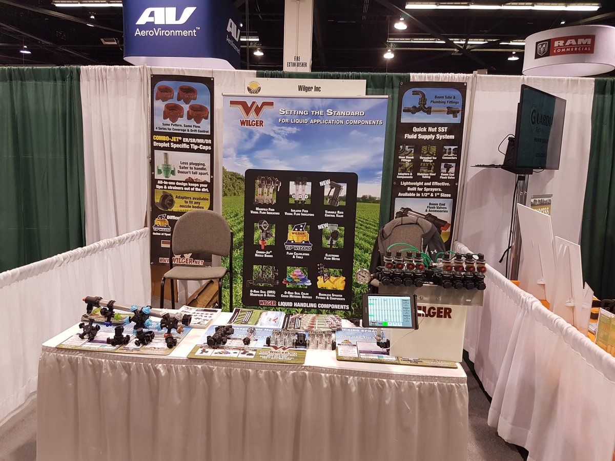 WilgerParts's tweet photo. Ready to #TalkSprayTips @ComClassic in Anaheim. New row-by-row flow meter system for liquid fert here too. https://t.co/i1mVzQq4m8