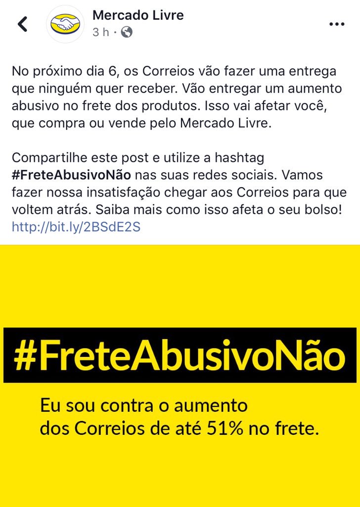 ERA SÓ O QUE FALTAVA #FreteAbusivoNão