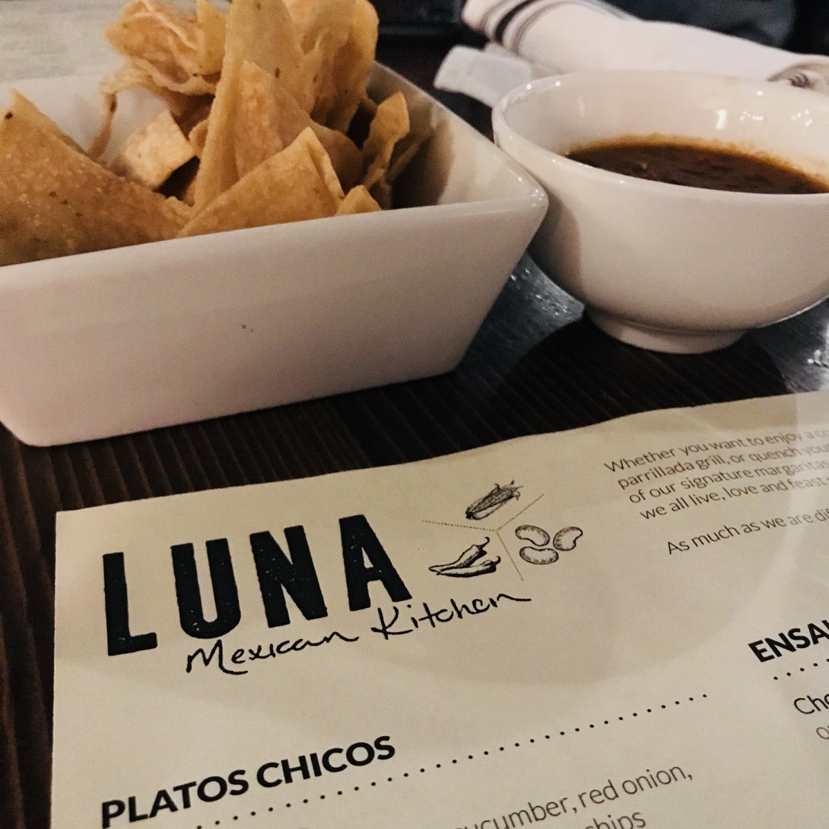Join us today for house-made tortilla chips and salsa. It's one of our favorite ways to warm up during this frigid weather.