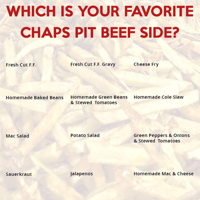 ChapsPitBeef's tweet photo. #iheartchaps #bmorebbq #baltimorebbq #frenchfries https://t.co/8O0VEV2otq