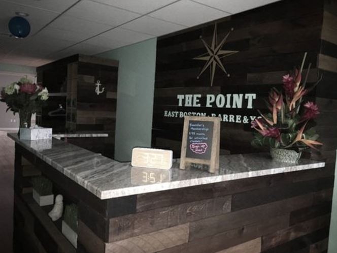 slip65condos's tweet photo. Anchored in #Eastie, @ThePointEB offers #barre and #yoga classes to reduce stress and promote wellness, just steps from #Slip65. https://t.co/x56W9kODWl https://t.co/lpy7rD5oUP