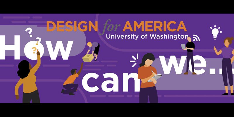 hcdeUW's tweet photo. HCDE is a proud sponsor of the @UW chapter of #DesignForAmerica. For the inaugural year, students used human-centered design to tackle community problems. Join the group for an open house this Sunday at @artefactgroup to see their results. RSVP: https://t.co/LbJaEr7a00 https://t.co/vjD1z6SYBh