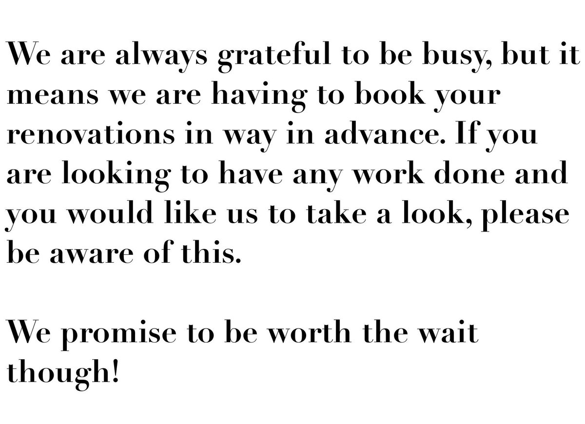 roytonbuilders's tweet photo. We've neglected twitter a little recently... we're sorry. 

#worththewait #greatbuilders #businessbuiltonreputation https://t.co/uL38vKTTNj