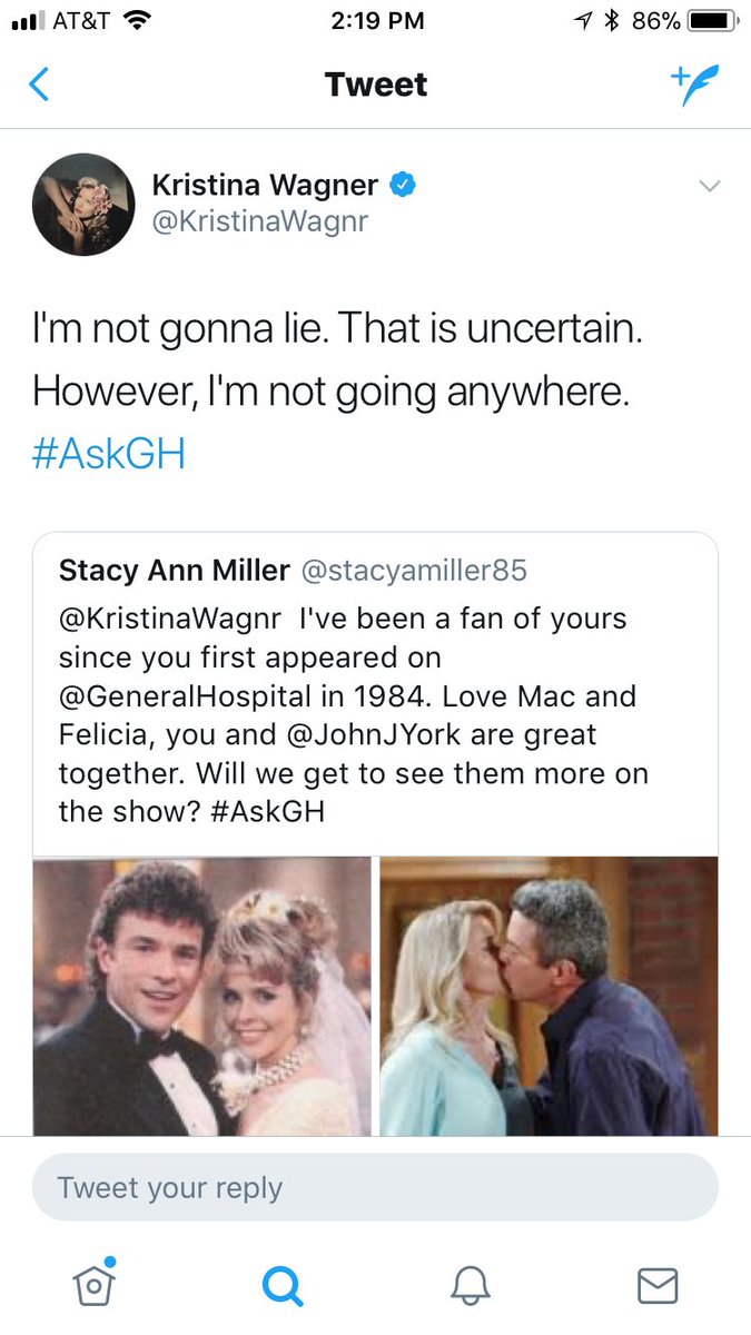 KathCLeSage's tweet photo. I bet thatโs what Genie Francis thought, too. #WhyRatingsAreLow #GenieIsGH #RespectGHVets #GH https://t.co/E9VCtiRjaO