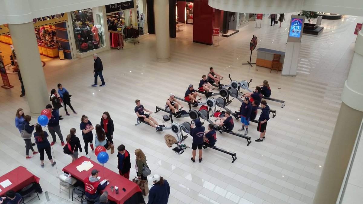 Congratulations to the #WappingersCrewClub for a successful ERG A THON held Sunday 2/25/18 at the Poughkeepsie Galleria! 👍🏼🚣🏼‍♀️🚣🏼‍♂️