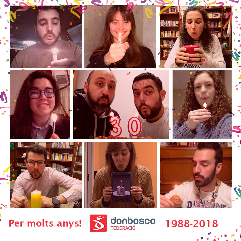 ¡Hoy estamos de aniversario! 🎉🎉
Cumplimos 30 años y queremos agradecerte que seas parte de la Fede Don Bosco 😍❤
#somosFede ¡Por muchos años!
(Shhh todavía quedan sorpresas de aniversario) 😉