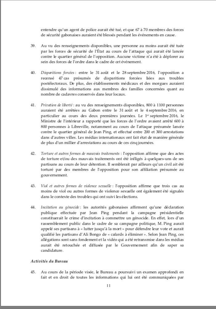 #Gabon : l'enquête préliminaire de la CPI est terminée, le lien entre le coup d'Etat militaro-électoral de l'ex-<a href="/PresidentABO/">Ali Bongo Ondimba</a> et le démarrage du cycle de violence est clairement établi.