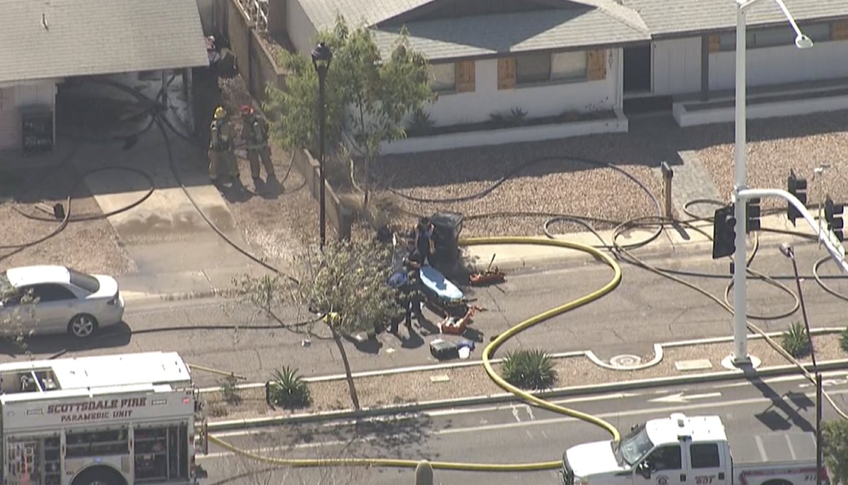 ABC15 Arizona on Twitter "NOW Scottsdale Fire says one person is in