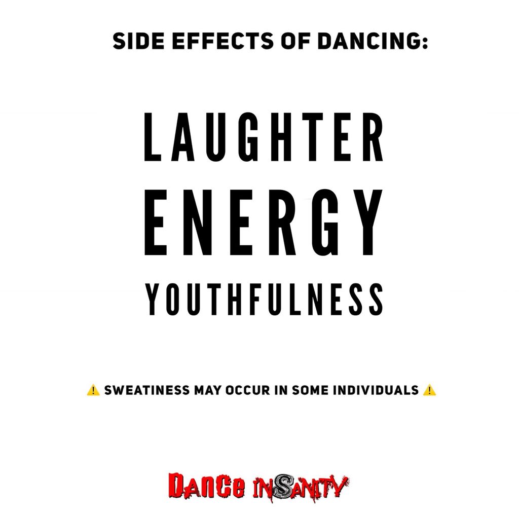 ImDanceInsanity's tweet photo. We believe the more you dance, the younger you become. So get up and dance! #danceinsanity https://t.co/uTXW2Ba0C2