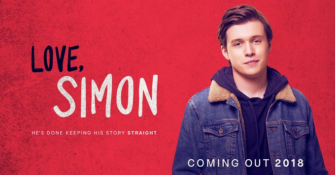 Omg can't wait to see this movie. Now people can see into the life of a closeted homosexual. #LOVESIMON