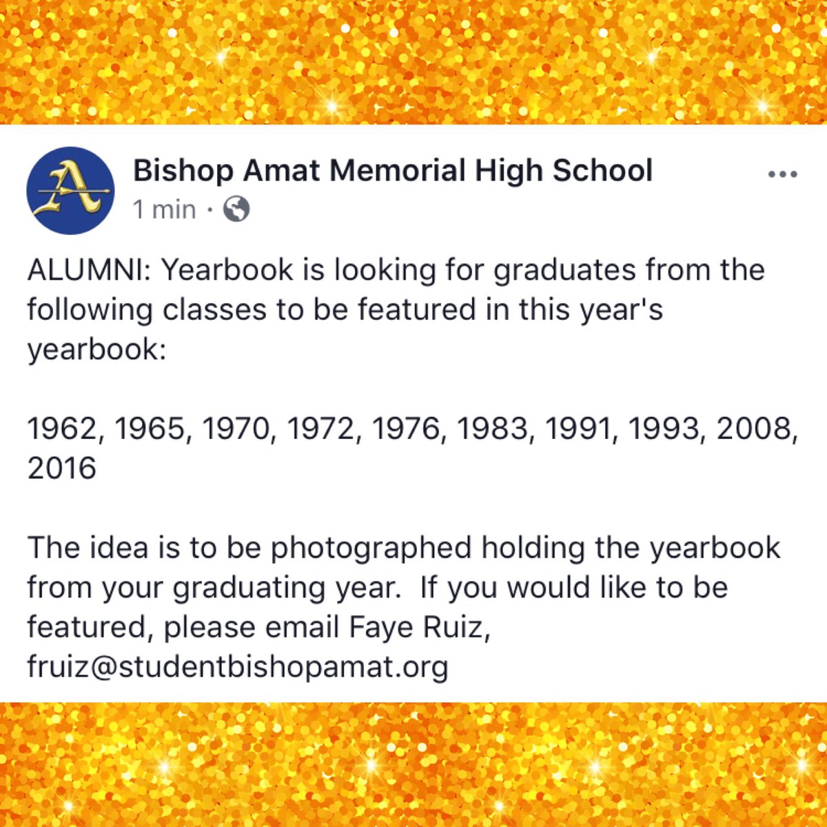 AmatLancer's tweet photo. 📢 🚨Do you want to be featured in this year’s yearbook⁉️ https://t.co/rWfgy8I2kh
